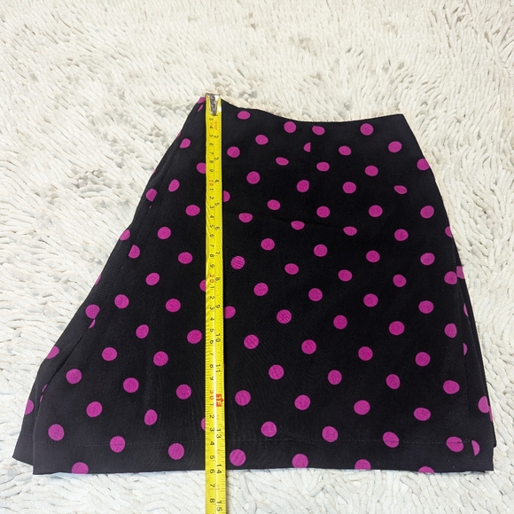 Material Girl black with pink polka dot Shorts- size XL - Picture 4 of 5